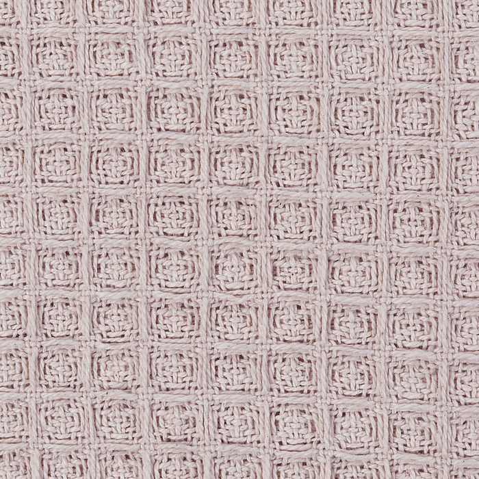 Copriletto in cotone rosa 150 x 200 cm con motivo a quadretti, decorativo, per il soggiorno e la camera da letto.