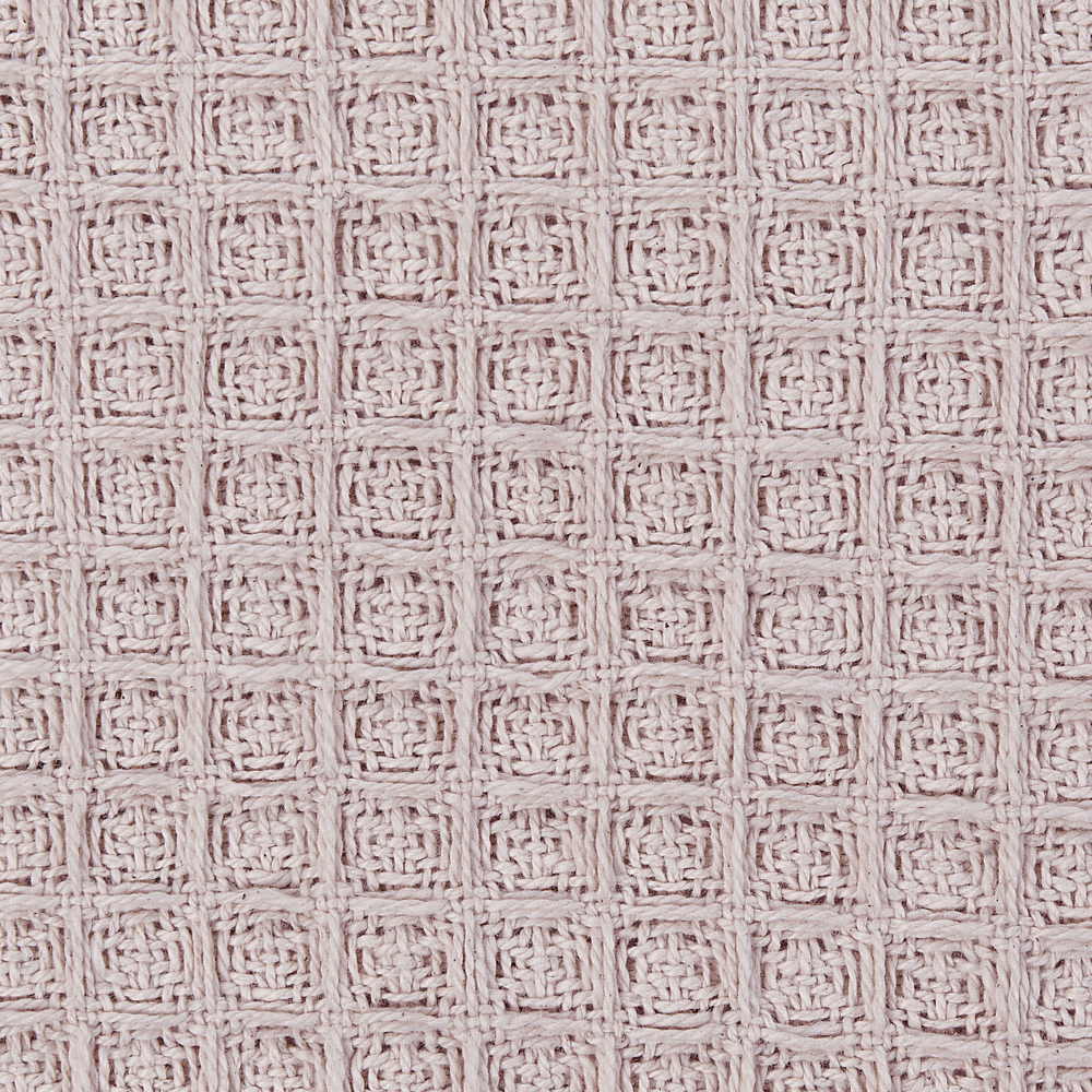 Copriletto in cotone rosa 220 x 240 cm con motivo a quadretti, decorativo, per il soggiorno e la camera da letto.