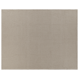 Copriletto in cotone tortora 150 x 200 cm con motivo a quadretti, decorativo, per il soggiorno e la camera da letto.