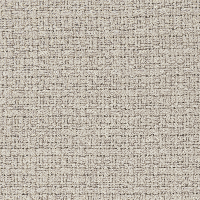 Copriletto grigio chiaro in tessuto di cotone 150 x 200 cm con frange Coperta decorativa Biancheria da letto design classico Camera da letto