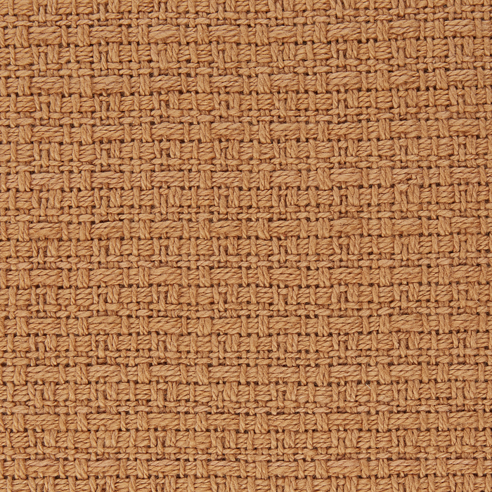 Copriletto marrone in tessuto di cotone 150 x 200 cm con frange Coperta decorativa Biancheria da letto design classico Camera da letto