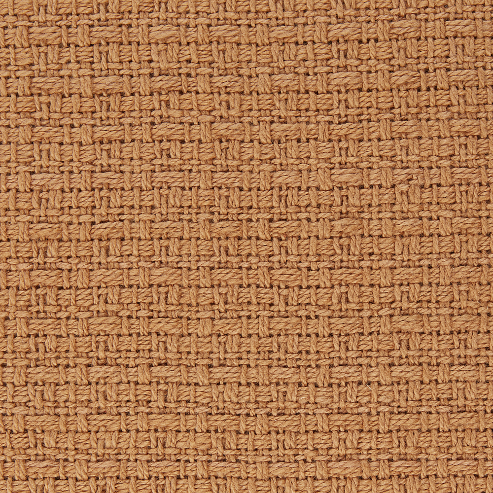 Copriletto marrone in tessuto di cotone 200 x 220 cm con frange Coperta decorativa Biancheria da letto design classico Camera da letto