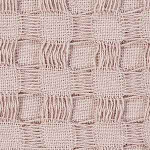 Copriletto in tessuto di cotone rosa chiaro 200 x 220 cm con frange Coperta decorativa Biancheria da letto design classico Camera da letto