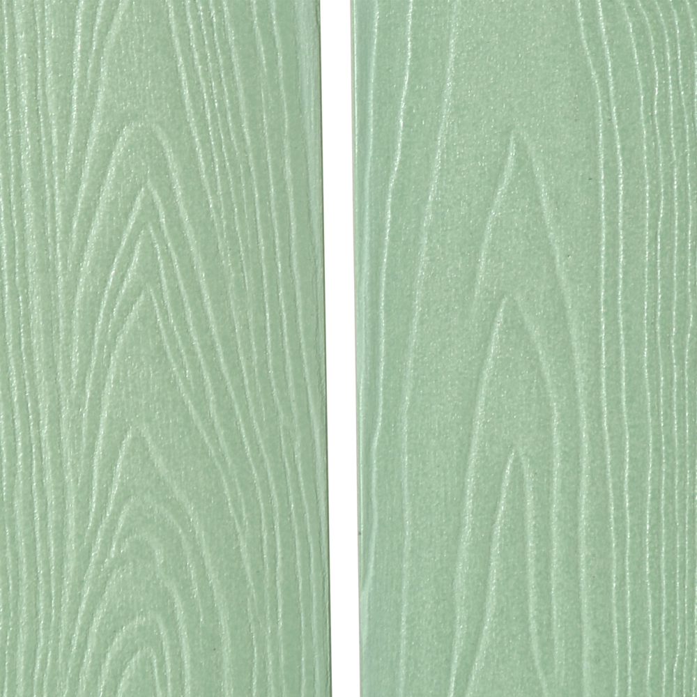 Sedia da giardino in plastica verde chiaro resistente agli agenti atmosferici in stile moderno