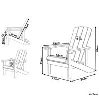 Sedia da giardino in plastica verde chiaro resistente agli agenti atmosferici in stile moderno