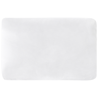 Copri cuscino da giardino bianco resistente ai raggi UV con cerniera