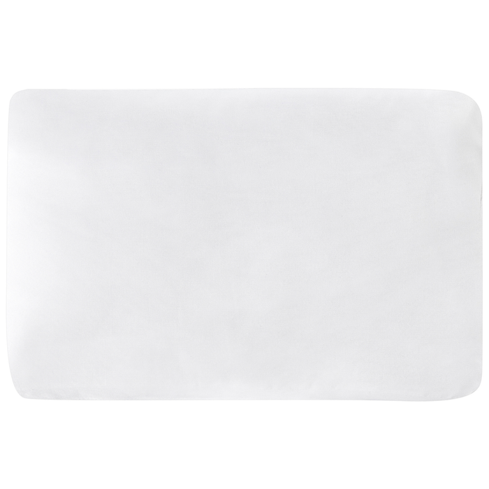 Copri cuscino da giardino bianco resistente ai raggi UV con cerniera