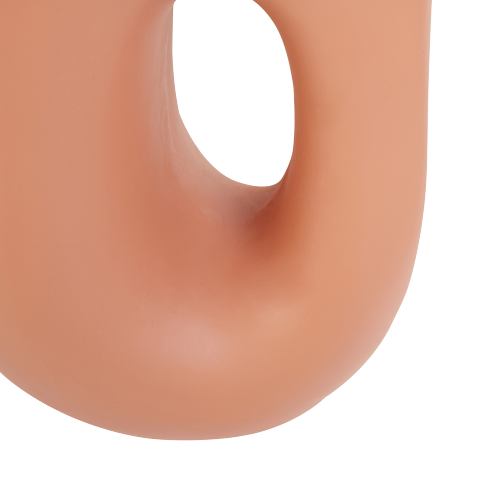 Tavolino in fibra di vetro MgO arancione di forma irregolare resistente alle macchie UV Ruggine Acqua Resistente al Vento Boho Moderno Soggiorno all'Aperto