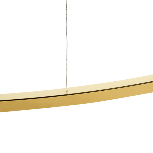 Lampadario con luce LED integrata paralume in metallo dorato novità ondulata illuminazione moderna a sospensione