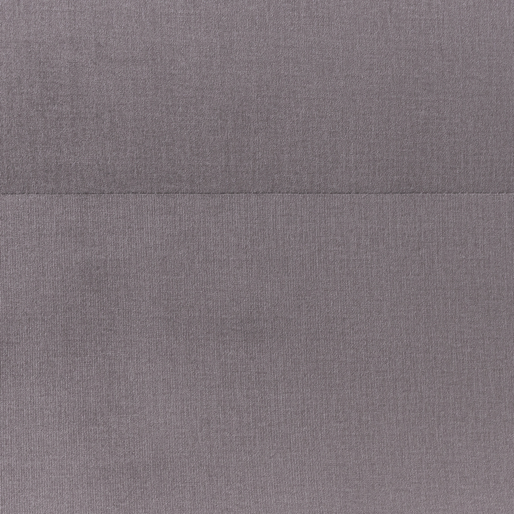 Divano componibile a 2 posti rivestito con velluto grigio scuro stile moderno