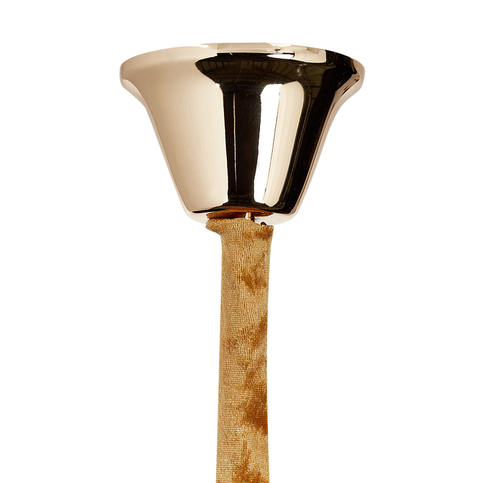 Lampadario Lampada a sospensione in ferro nero e oro con cristalli Illuminazione Glamour