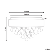 Lampadario in ferro argentato con finitura cromata Lampada a sospensione con cristalli Illuminazione in stile glamour Soggiorno Sala da pranzo