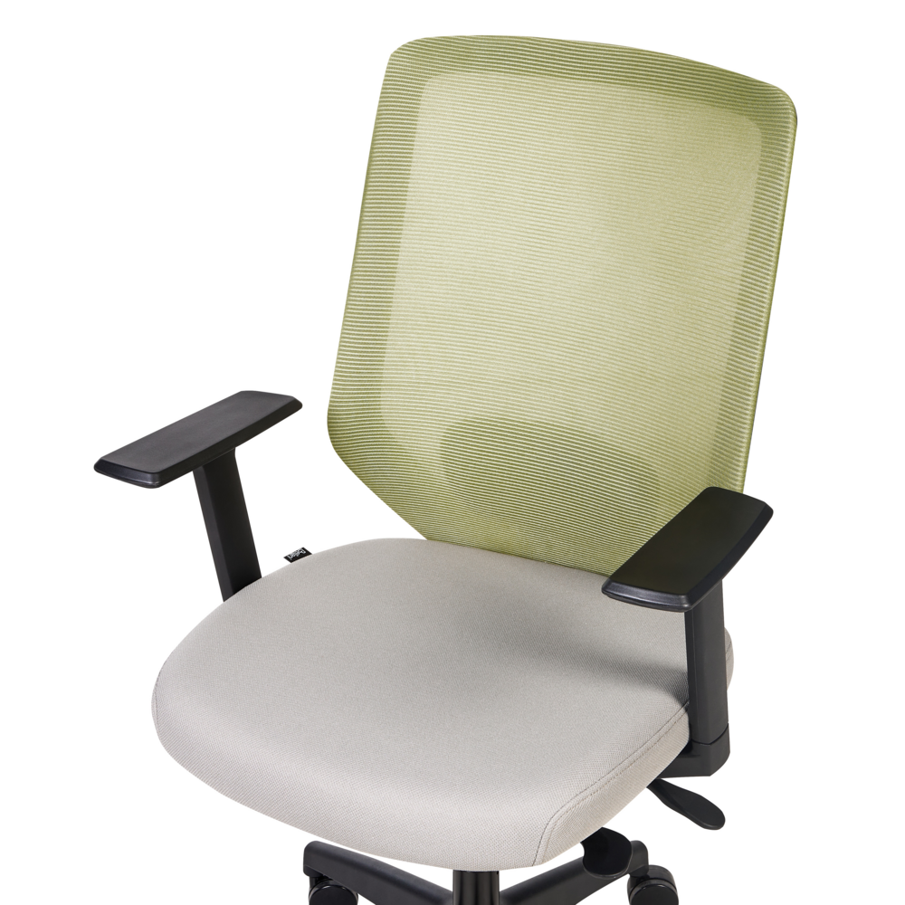Sedia da ufficio girevole e regolabile in altezza con rivestimento in rete verde poltrona ufficio in casa