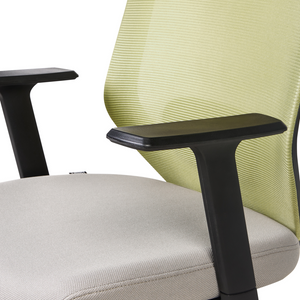 Sedia da ufficio girevole e regolabile in altezza con rivestimento in rete verde poltrona ufficio in casa