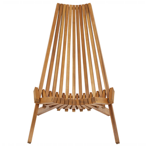 Set di 2 sedie da giardino in legno di acacia chiaro per esterni pieghevoli e sedute da bistrot in stile rustico e moderno