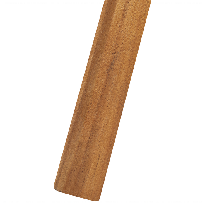 Set di 2 sedie da giardino in legno di acacia chiaro per esterni pieghevoli e sedute da bistrot in stile rustico e moderno