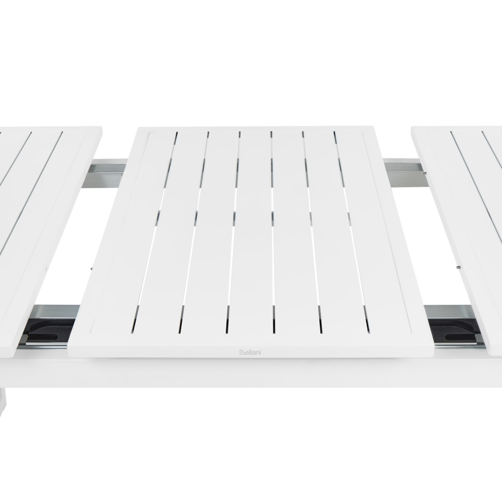 Tavolo da giardino allungabile metallo nero 180/240 x 90 cm da esterno terrazza