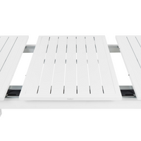 Tavolo da giardino allungabile metallo nero 180/240 x 90 cm da esterno terrazza