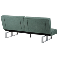 Divano letto in tessuto verde Rivestimento 3 posti reclinabile con schienale diviso