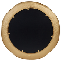 Specchio decorativo da parete in metallo ⌀ 68 cm Bianco stile moderno