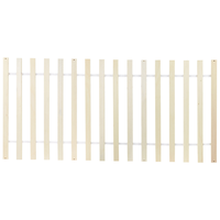 Letto singolo in legno di pino bianco 90 x 200 cm rete a doghe