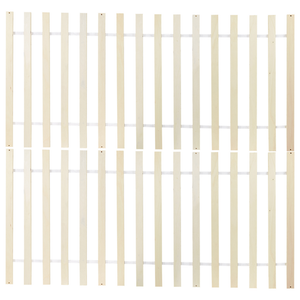 Letto matrimoniale in legno di pino chiaro 160 x 200 cm rete a doghe