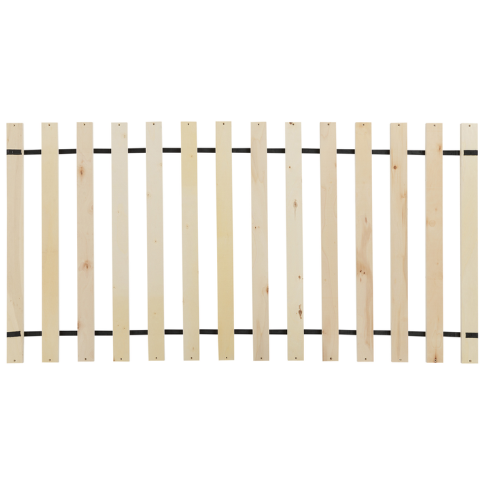 Letto singolo beige 90 x 200 cm imbottito in stile scandinavo