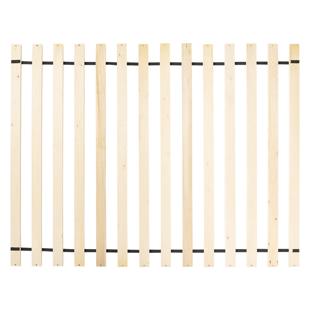 Letto Matrimoniale in Tessuto Beige Testiera Trapuntata 140 x 200 cm