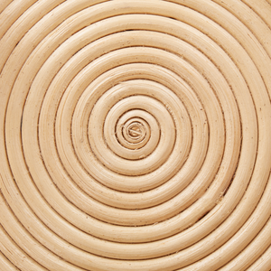 Tavolino Scaffale per piante Rattan Naturale Outdoor Indoor Garden Retro 3 ripiani Freestanding Garden Storage