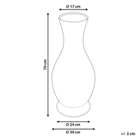 Vaso decorativo in rattan naturale da 70 cm in stile rustico Boho Home Decor