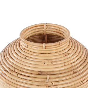 Vaso decorativo in rattan naturale da 70 cm in stile rustico Boho Home Decor