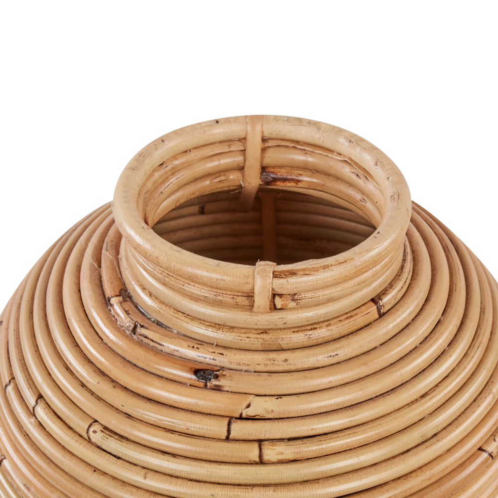 Vaso decorativo in rattan naturale da 50 cm in stile rustico Boho Home Decor