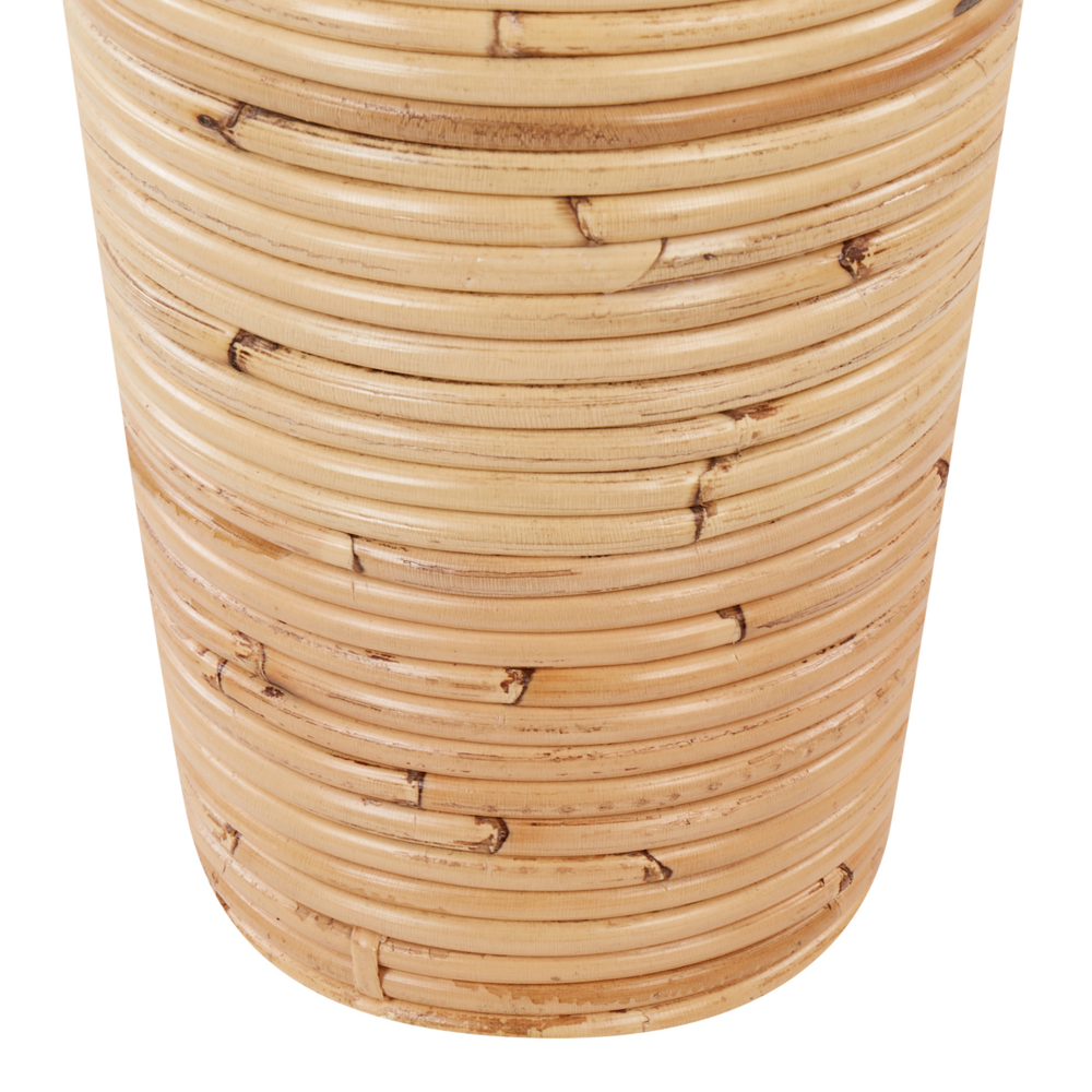 Vaso decorativo in rattan naturale da 50 cm in stile rustico Boho Home Decor