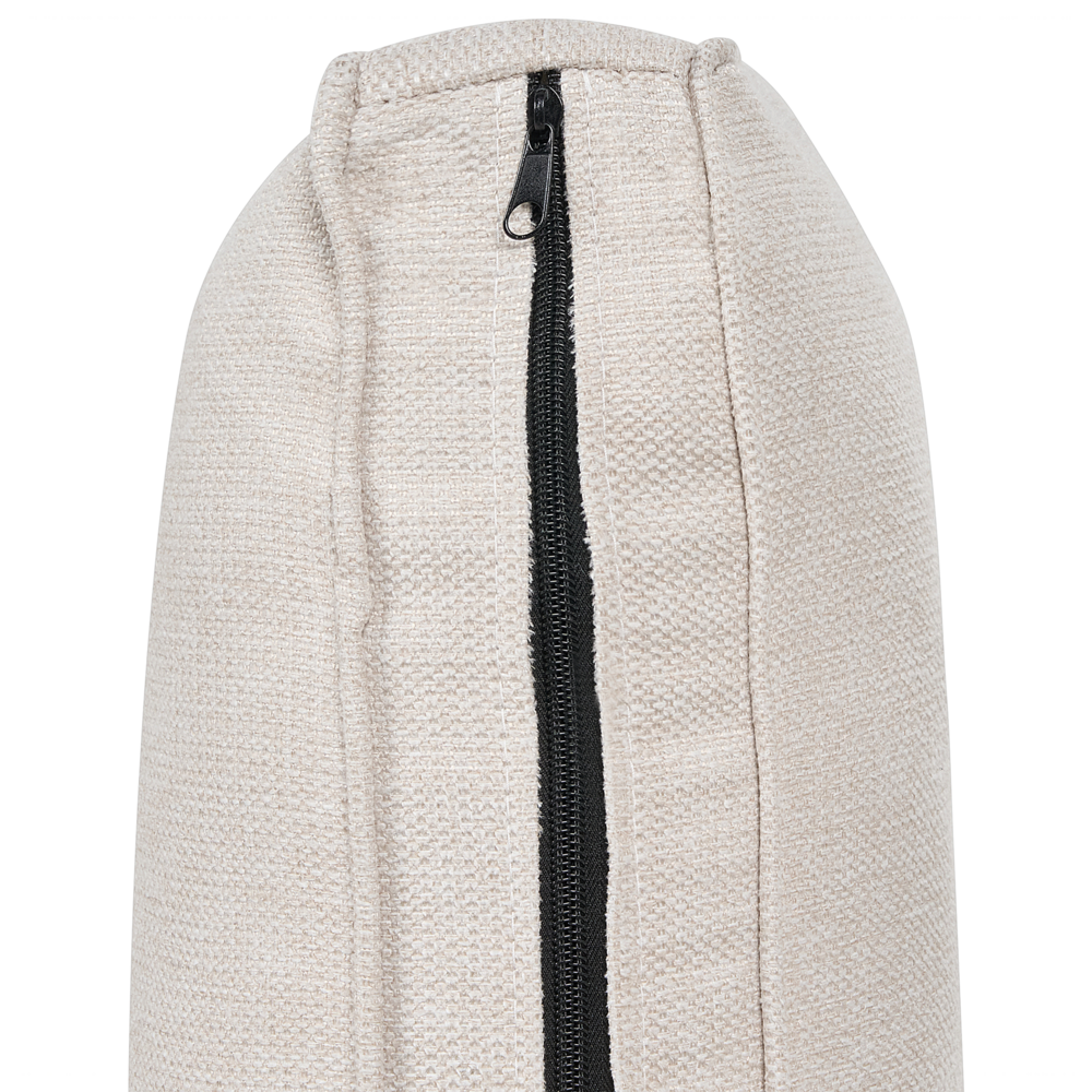 Divano tessuto beige chiaro Struttura In Legno Molle Insacchettate Soggiorno 2 Posti