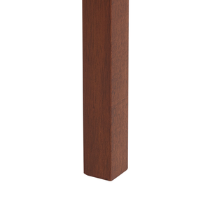 Set di 2 sedie da pranzo imbottite in legno scuro tortora stile tradizionale