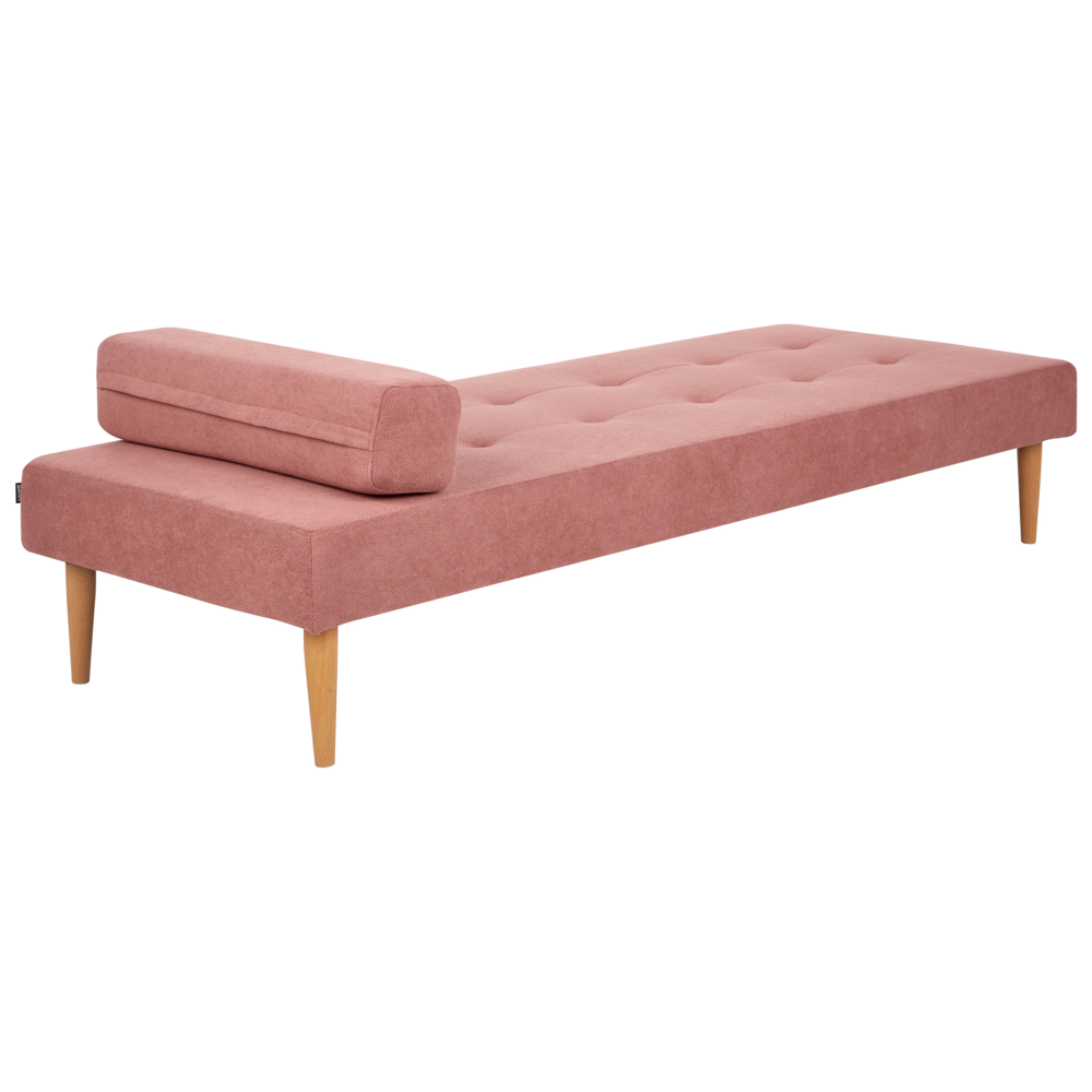 Chaise longue Rosa Rivestimento in tessuto Moderno Minimalista