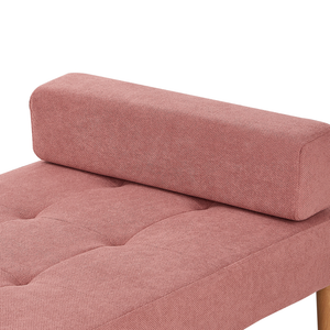 Chaise longue Rosa Rivestimento in tessuto Moderno Minimalista