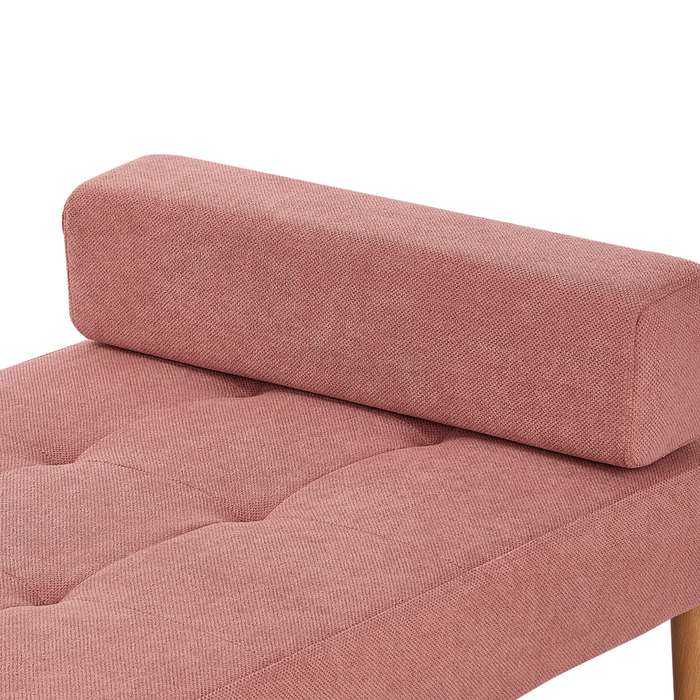Chaise longue Rosa Rivestimento in tessuto Moderno Minimalista
