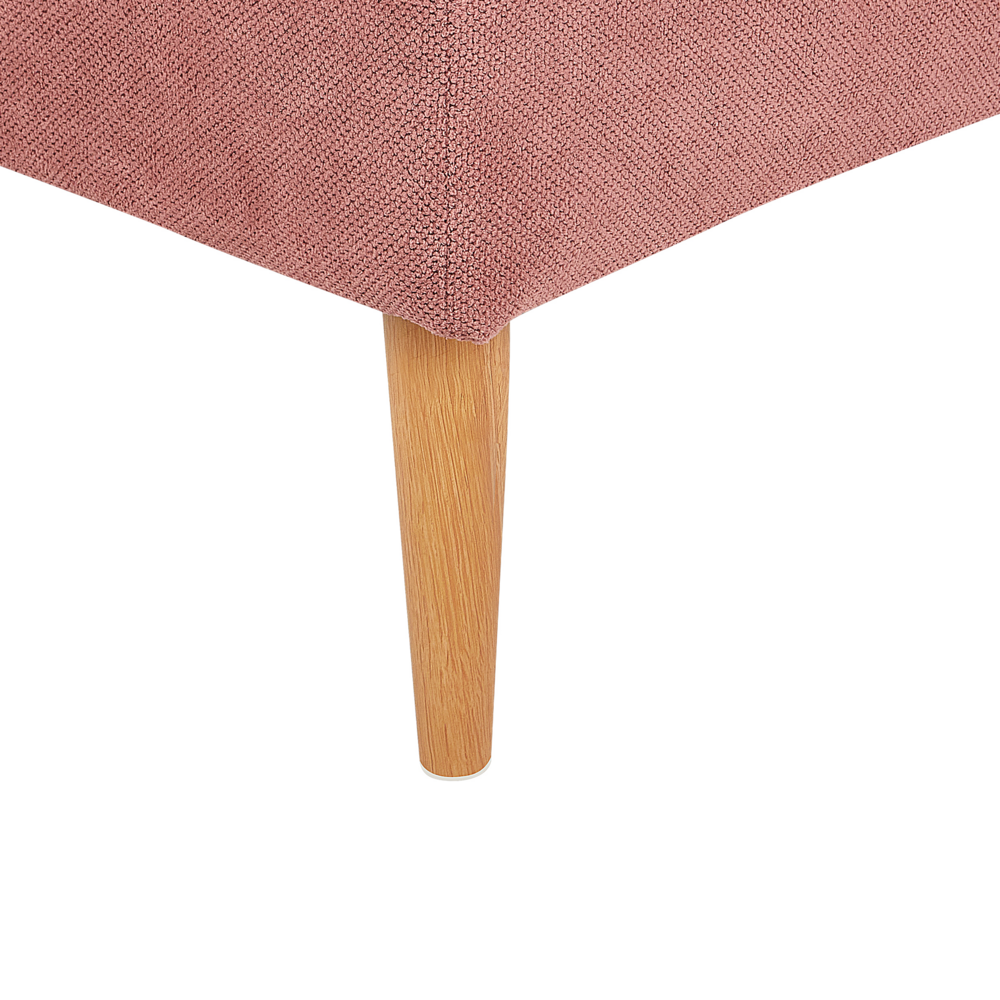 Chaise longue Rosa Rivestimento in tessuto Moderno Minimalista