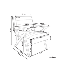 Poltrona Bianco Poliestere Velluto Rivestimenti Design Retrò Struttura in legno Braccioli Soggiorno