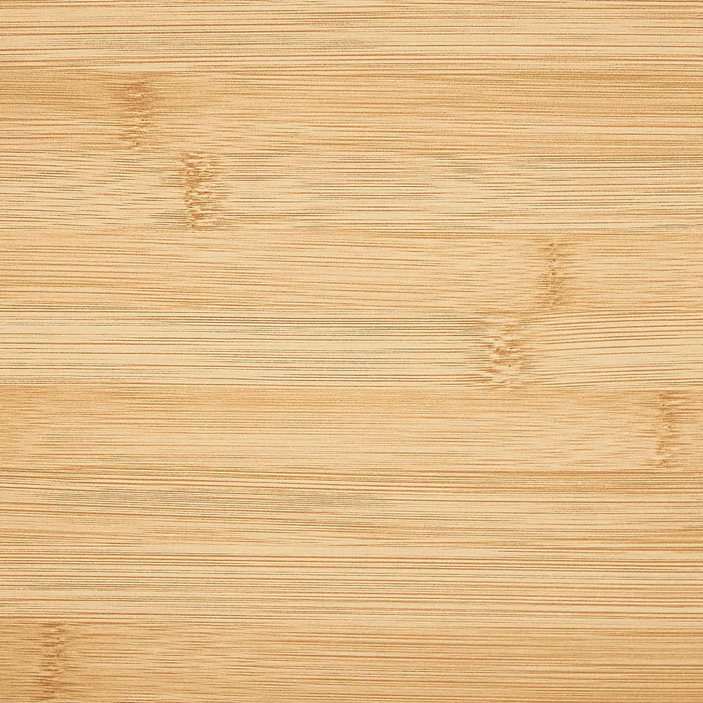 Armadietto da bagno in legno chiaro di bambù con ripiani e porta Minimalista