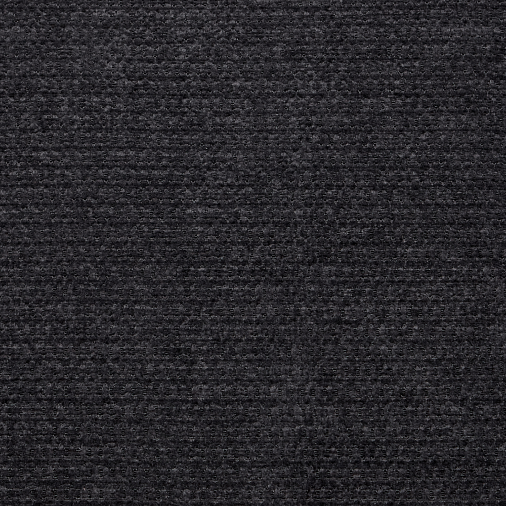 Divano 3 posti in tessuto di poliestere nero con schienale e braccioli soggiorno moderno