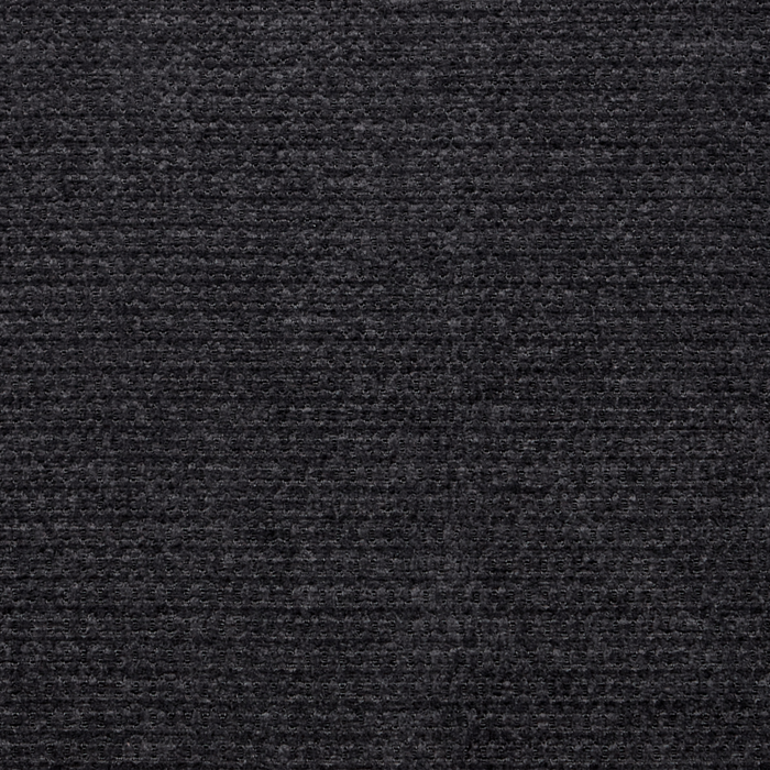 Divano 3 posti in tessuto di poliestere nero con schienale e braccioli soggiorno moderno