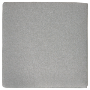 Divano da giardino a 3 posti con struttura in metallo e schienale in corda con cuscini grigio stile elegante