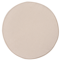 Poltrona da giardino in rattan naturale con cuscino di seduta Beige Stile Boho per interni esterni