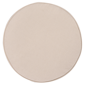 Set di 2 poltrone da giardino in rattan naturale con cuscini di seduta Beige Stile Boho per interni e per esterni