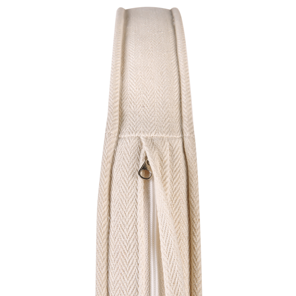 Set di 2 poltrone da giardino in rattan naturale con cuscini di seduta Beige Stile Boho per interni e per esterni