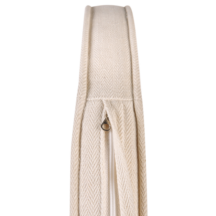 Set di 2 poltrone da giardino in rattan naturale con cuscini di seduta Beige Stile Boho per interni e per esterni