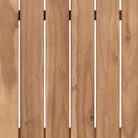 Tavolino pieghevole moderno in legno di acacia per esterni stile rustico