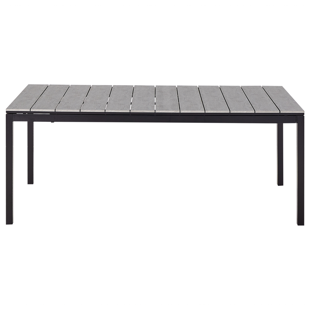 Tavolo da giardino allungabile alluminio grigio 198/248 x 90 cm Mobili da giardino per esterni in stile moderno